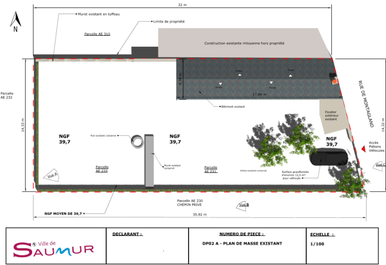 Représentation d'un projet d'extension dans le cadre d'une déclaration préalable