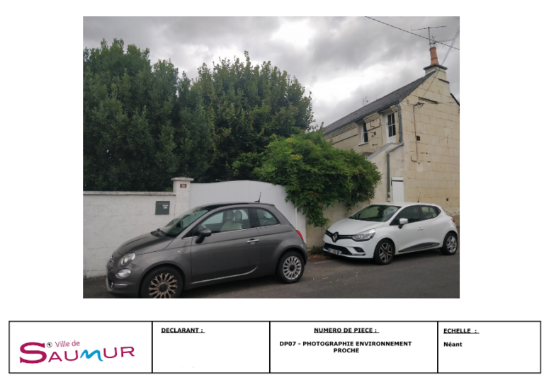 Représentation d'un projet d'extension dans le cadre d'une déclaration préalable