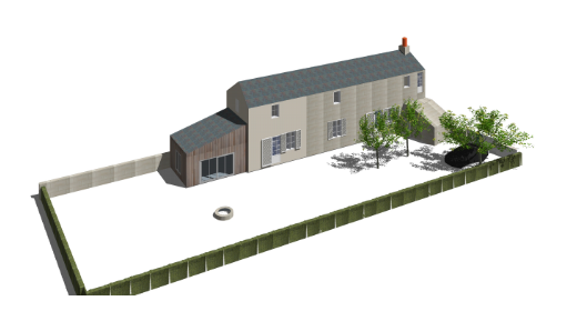 Représentation d'un projet d'extension dans le cadre d'une Déclaration Préalable